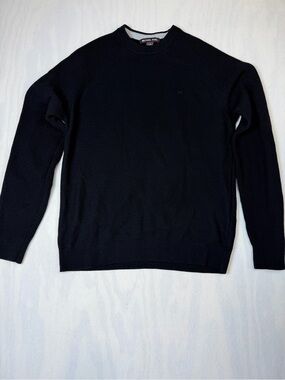 Michael Kors Men’s Wool Blend Black Crewneck Knit Sweater Size: Large
